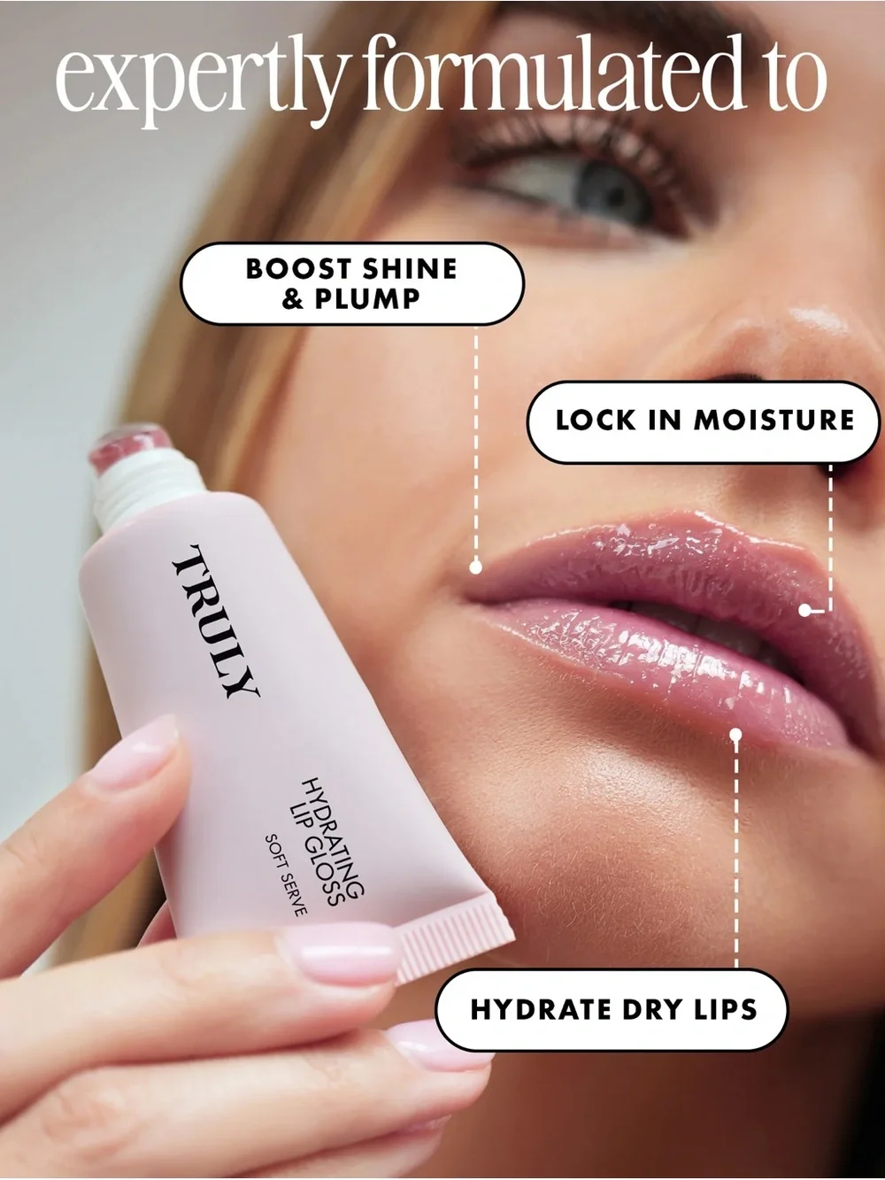 NEW TRULY LIP OIL AND GLOSS BUNDLE- NEW & SEALED - 5 piece set!